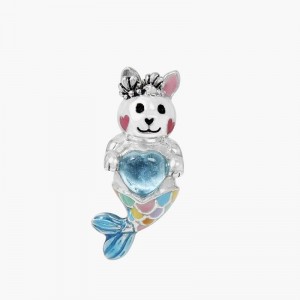 Vendita Moress  charms MERMAID BUNNY BLUE TOPAZ