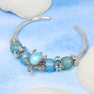 Vendita Moress charm TURTLE BEAD OPALITE BLUE