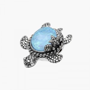Vendita Moress charm TURTLE BEAD OPALITE BLUE