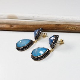 Vendita Orecchini in Argento 925 placcato con Zirconi e Cristalli 
